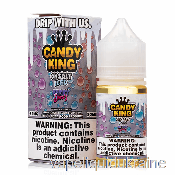 Vape Ukraine ICED Berry Dweebz - Candy King On Salt - 30mL 50mg